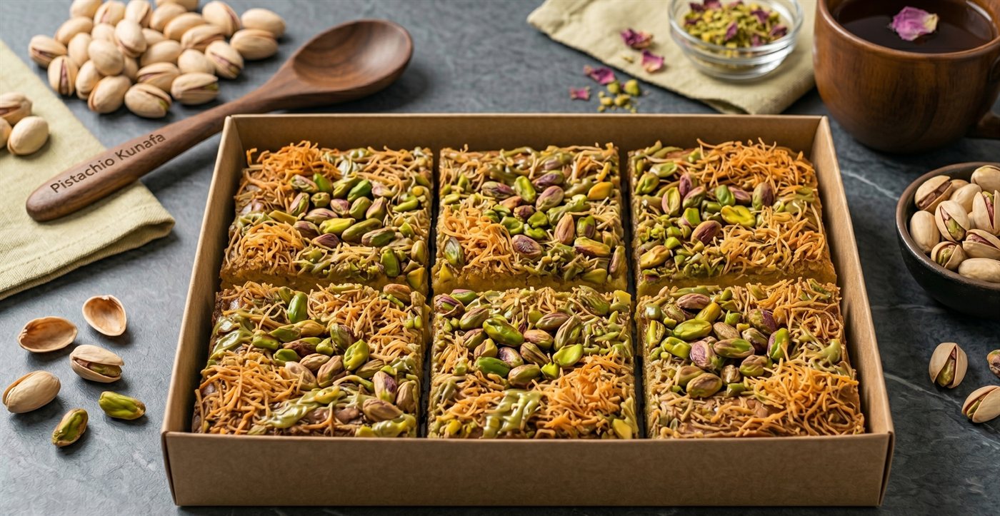 Pistachio X — eggless blondie by La Cheffe Bakes