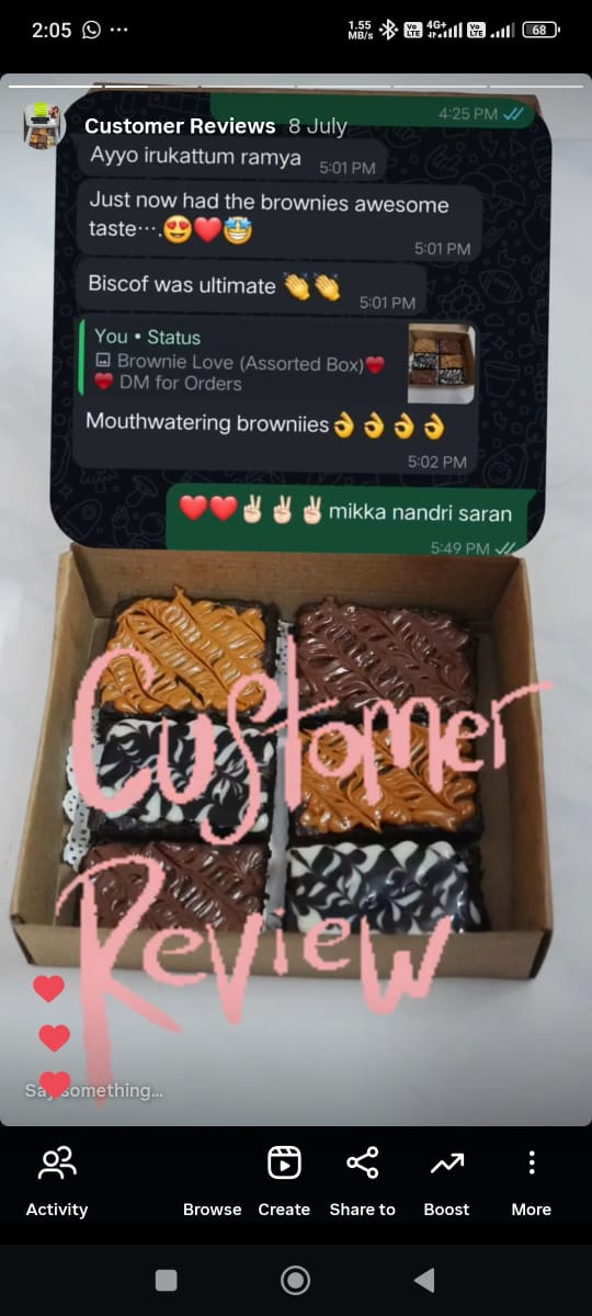 Customer WhatsApp review — July 2024