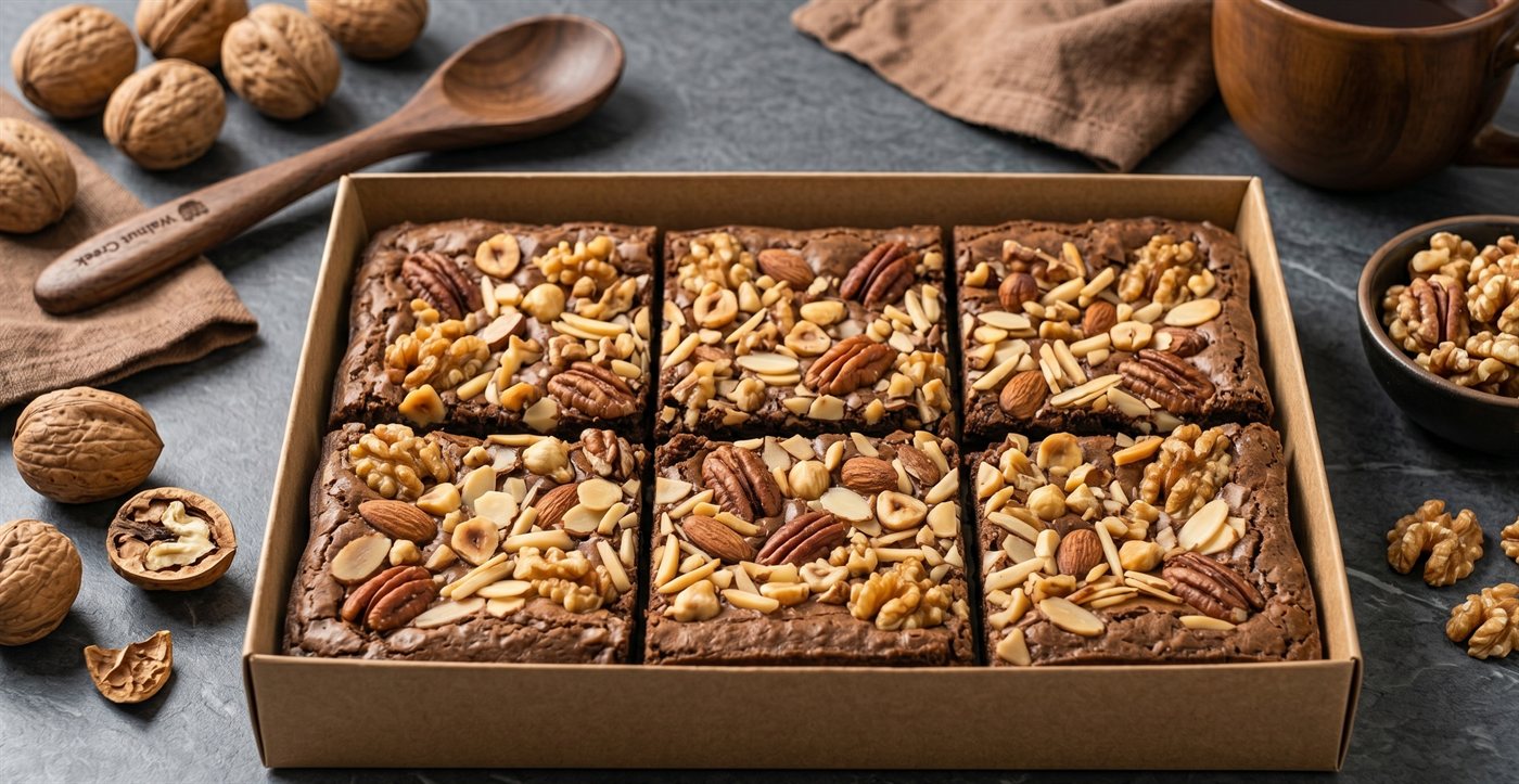 Walnut Mode — eggless brownie by La Cheffe Bakes